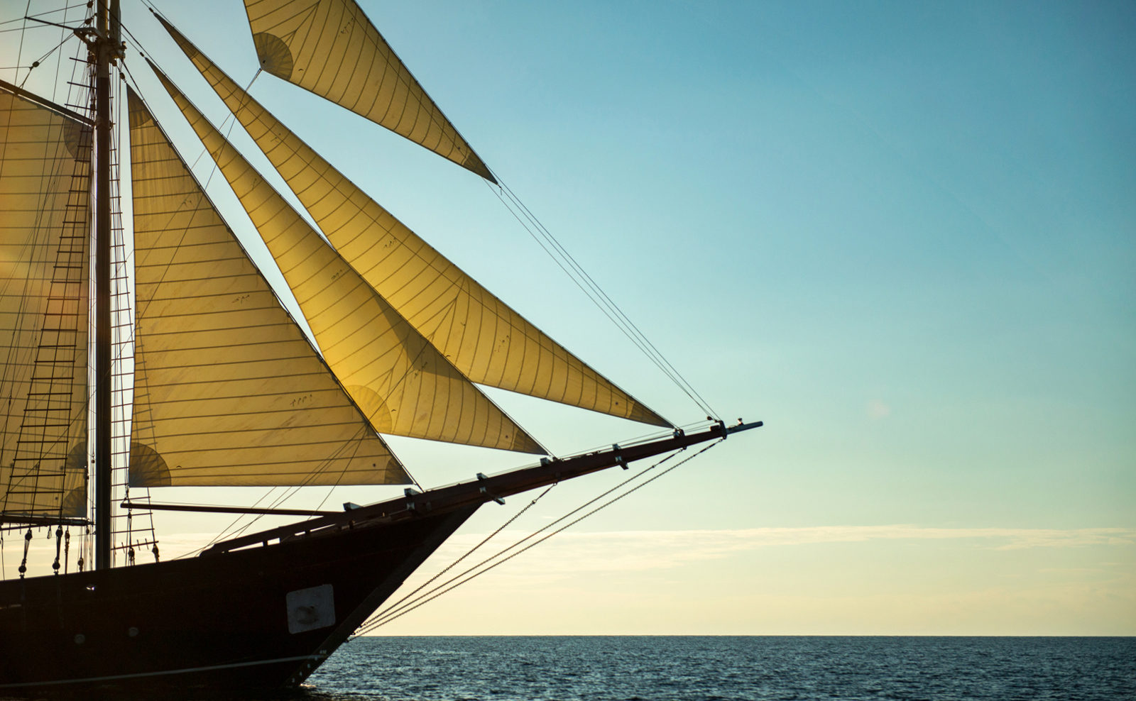 The sails of Amandira, Aman's phinisi