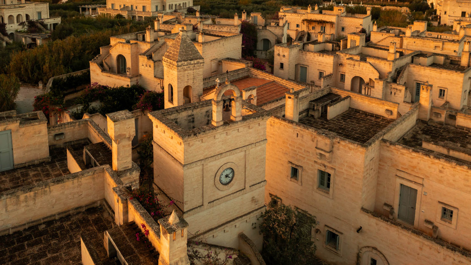 Aerial view of Borgo Egnazia, Puglia